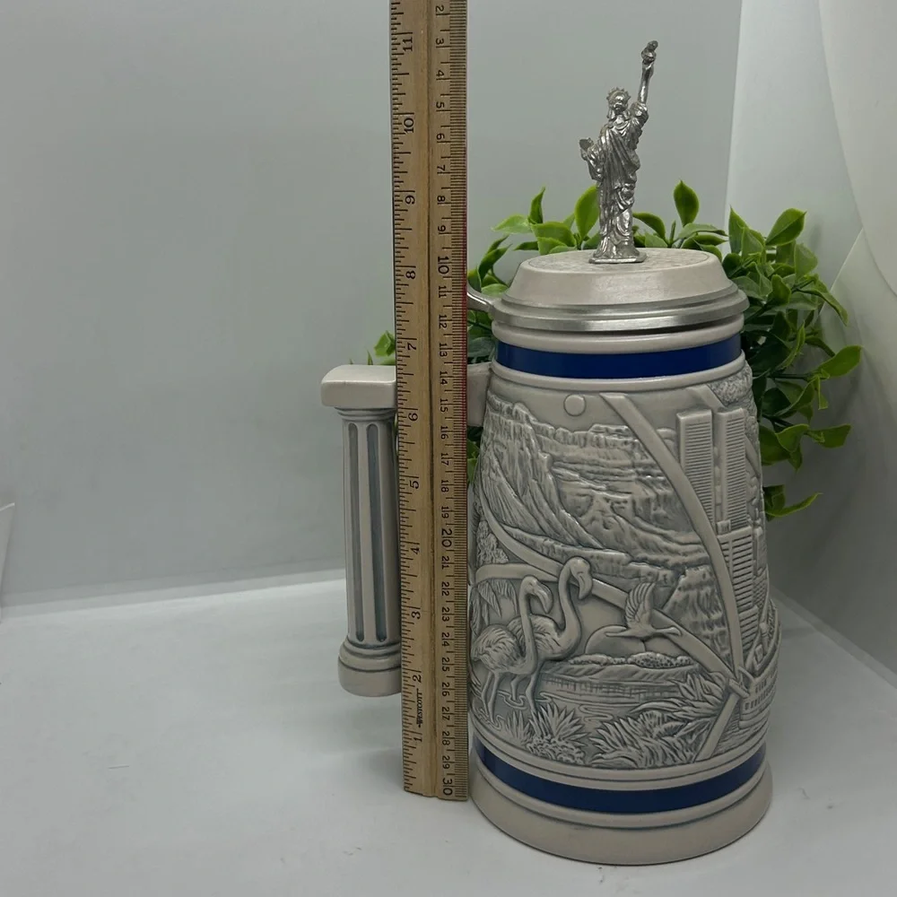 Vintage Avon 2002 America The Beautiful Beer Stein Avon Fine Collectibles #35446